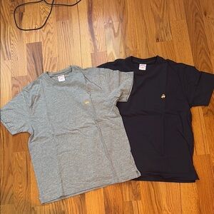 Gray and Black Brooks Brothers T-Shirts